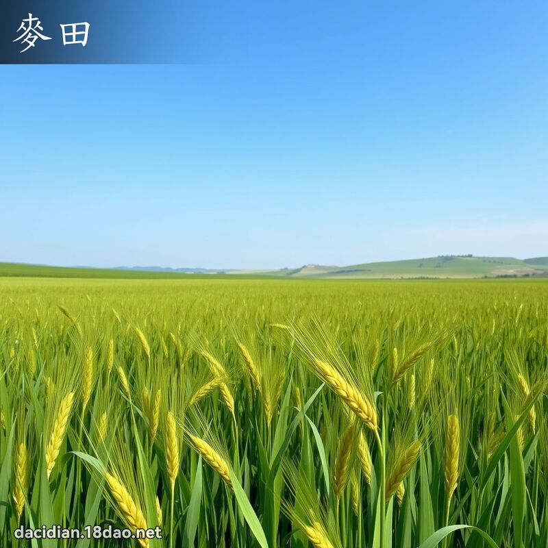 麥田 - 國語大辭典配圖