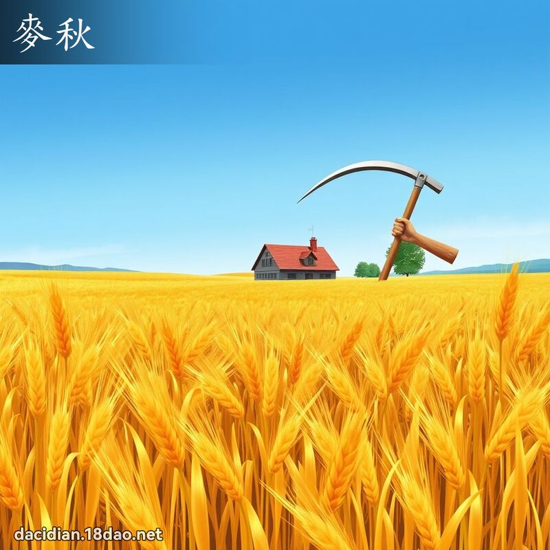 麥秋 - 國語大辭典配圖