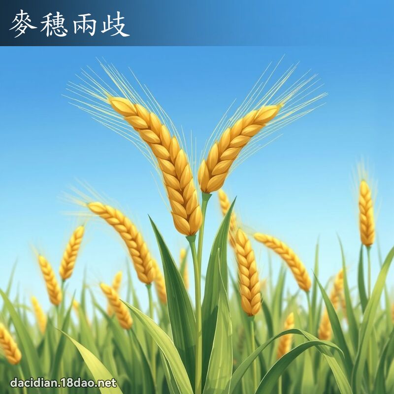 麥穗兩歧 - 國語大辭典配圖