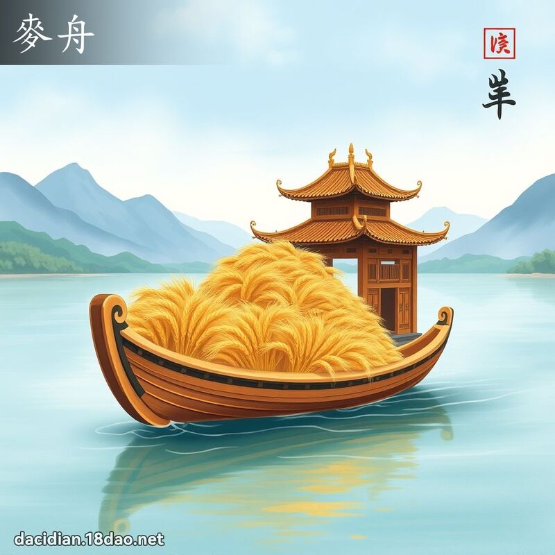 麥舟 - 國語大辭典配圖