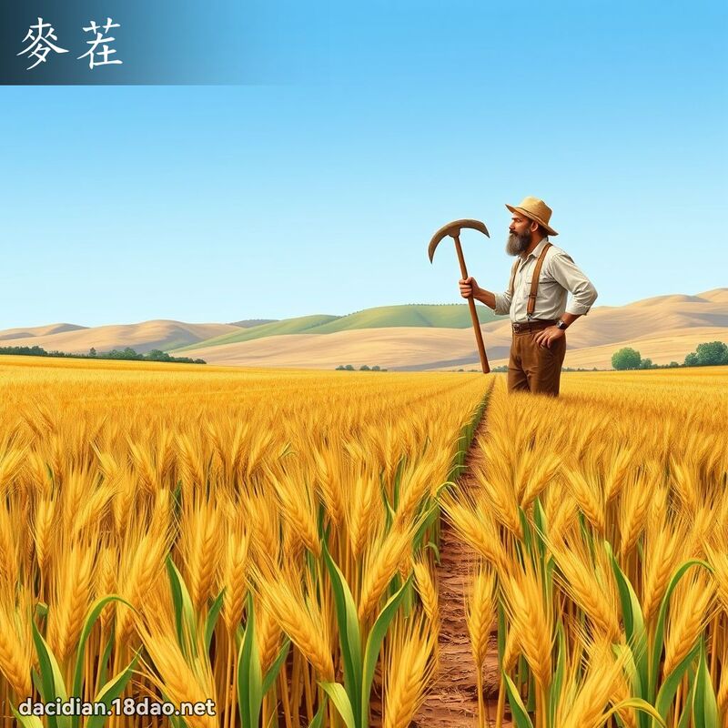 麥茬 - 國語大辭典配圖
