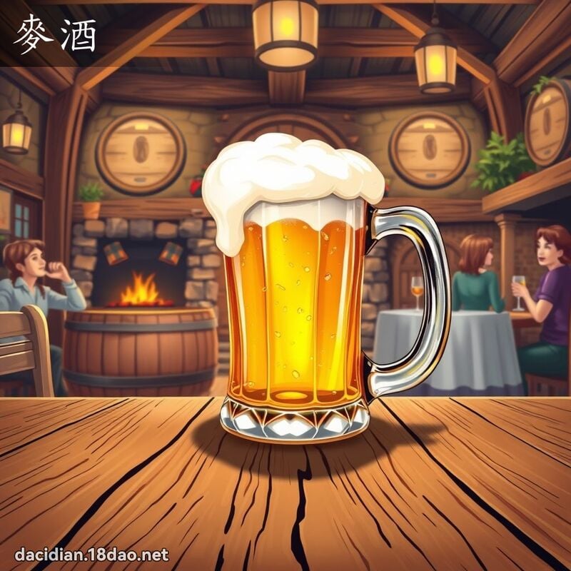 麦酒 - 国语大辞典配图