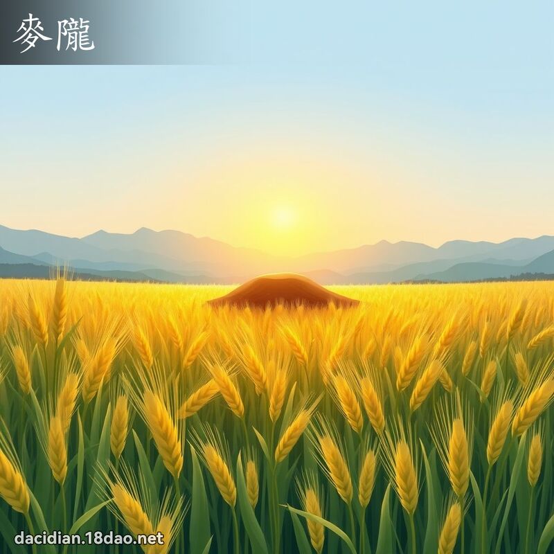 麥隴 - 國語大辭典配圖