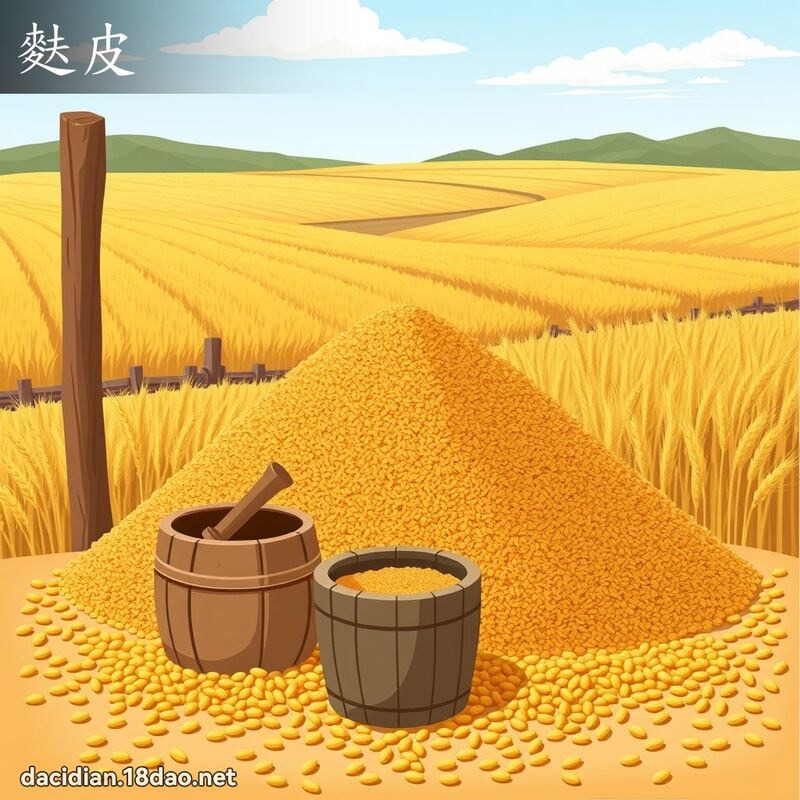 麩皮 - 国语大辞典配图