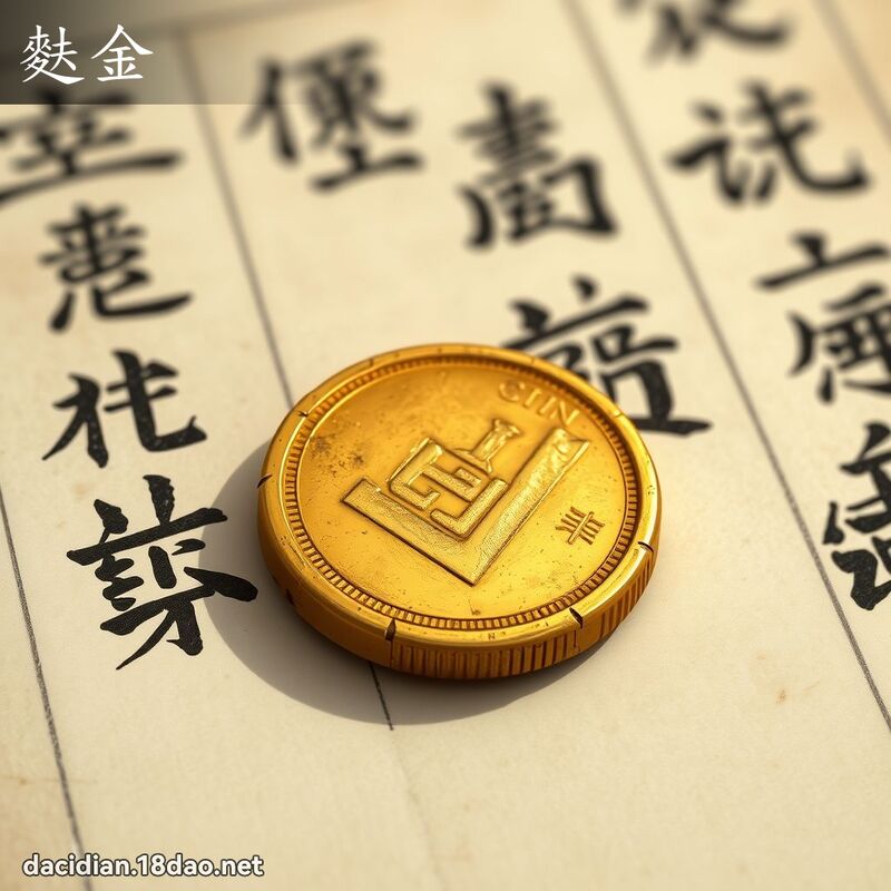 麩金 - 国语大辞典配图