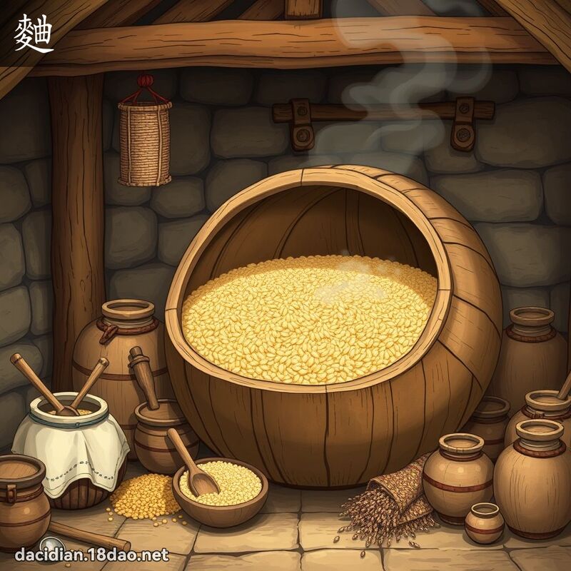 麯 - 國語大辭典配圖