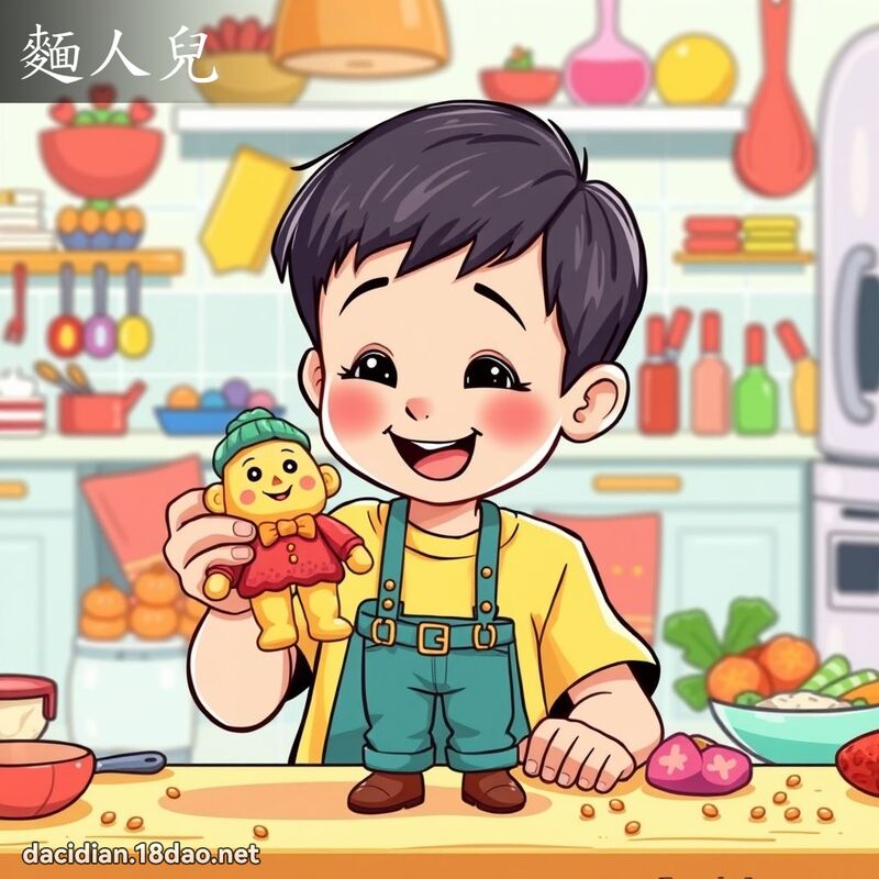 面人儿 - 国语大辞典配图