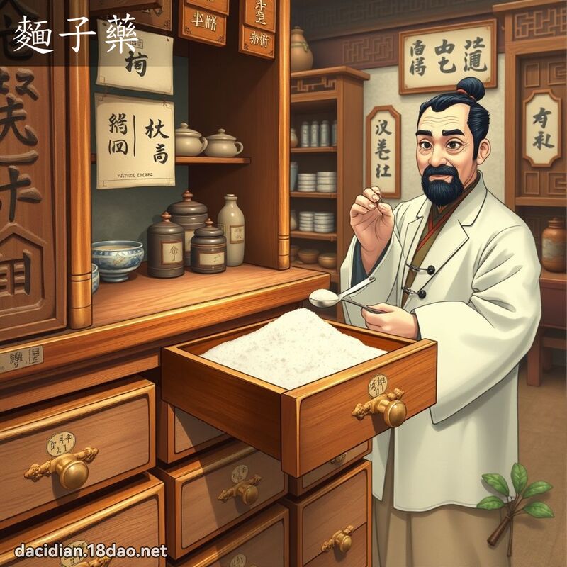 麵子藥 - 國語大辭典配圖