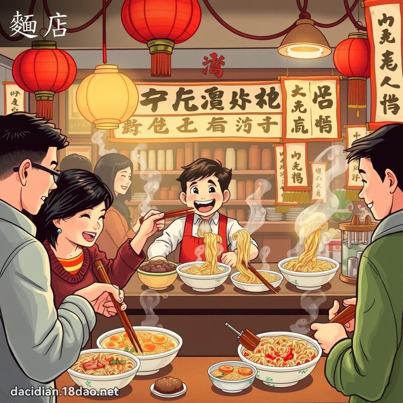 麵店 - 國語大辭典配圖