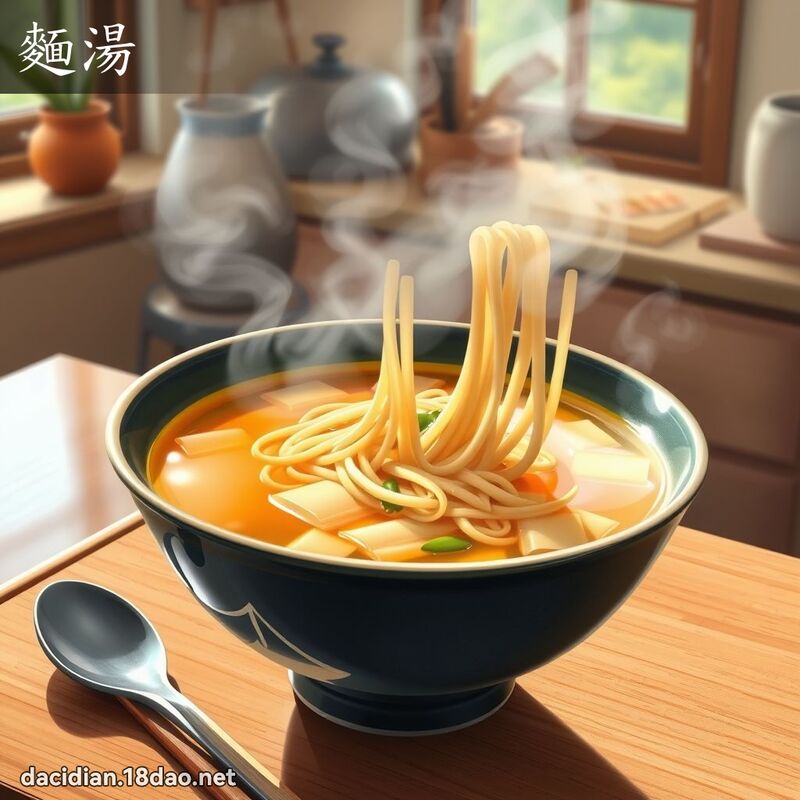 麵湯 - 國語大辭典配圖