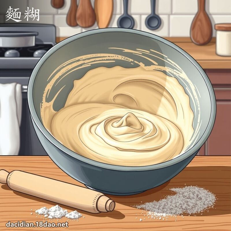 麵糊 - 國語大辭典配圖