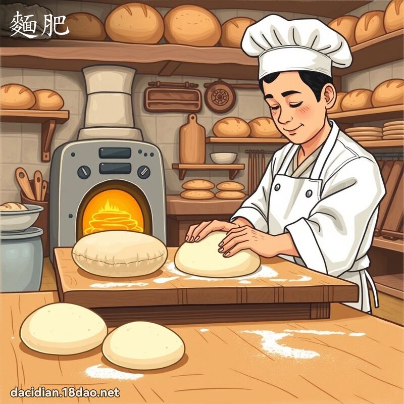 麵肥 - 國語大辭典配圖