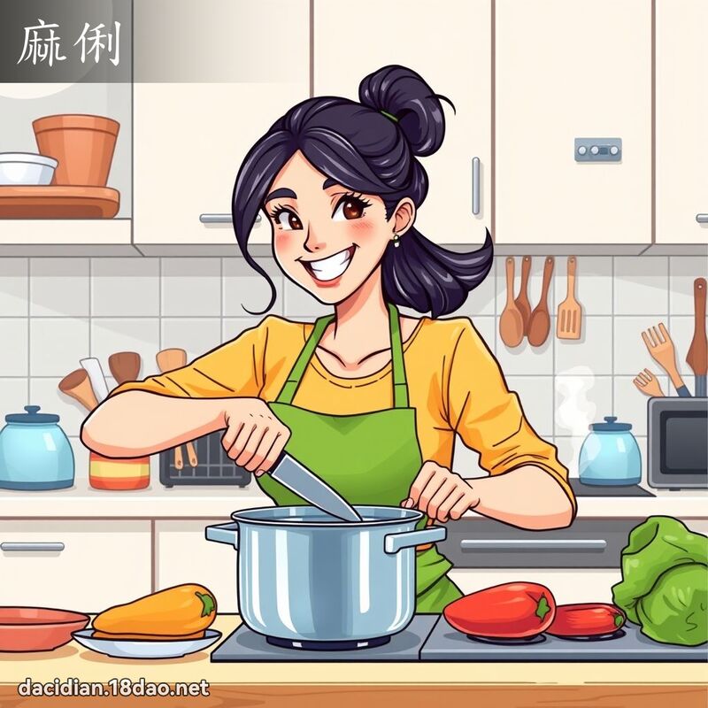 麻俐 - 国语大辞典配图
