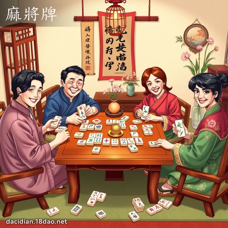 麻將牌 - 國語大辭典配圖