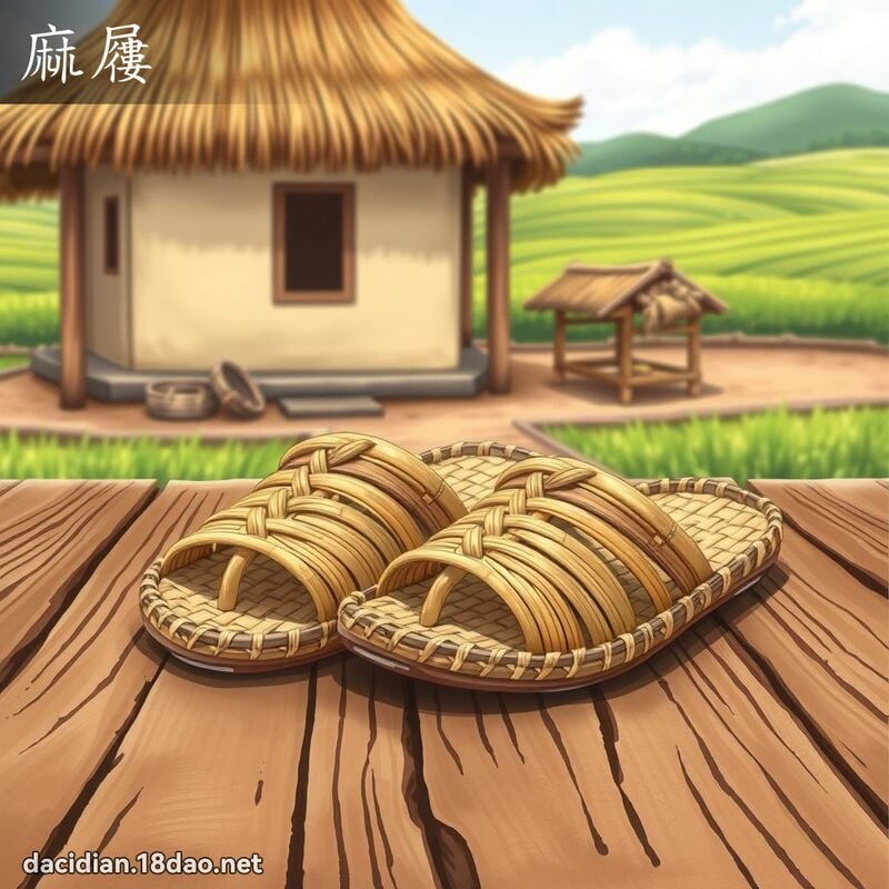 麻屨 - 國語大辭典配圖