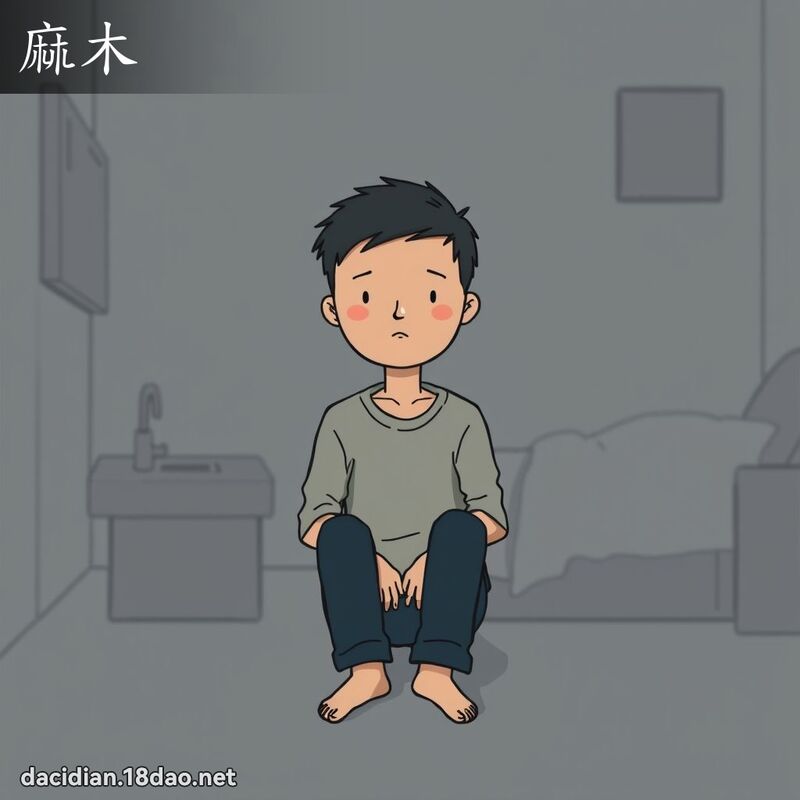 麻木 - 国语大辞典配图