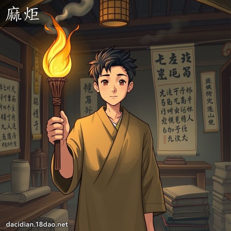 麻炬 - 国语大辞典配图