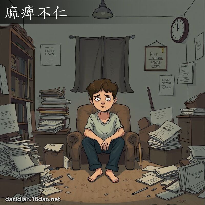麻痺不仁 - 國語大辭典配圖