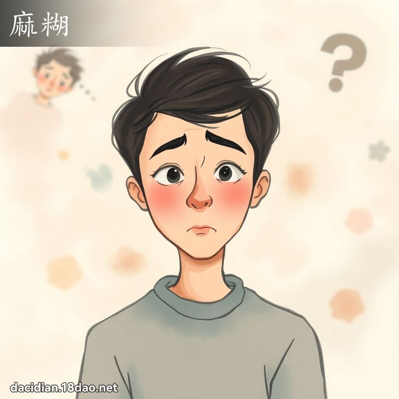 麻糊 - 国语大辞典配图