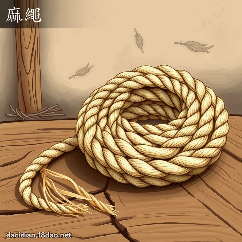 麻绳 - 国语大辞典配图