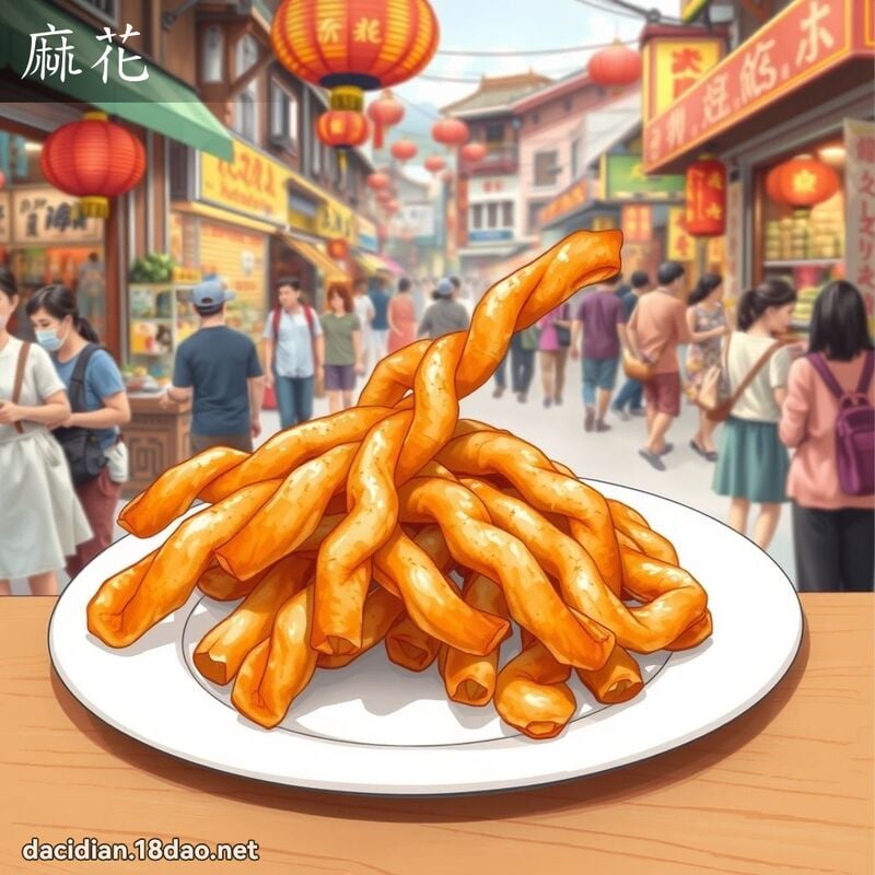 麻花 - 國語大辭典配圖