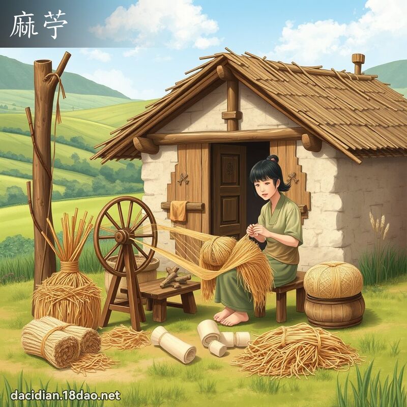 麻苧 - 國語大辭典配圖