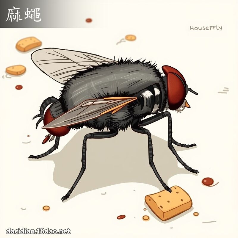 麻蠅 - 國語大辭典配圖