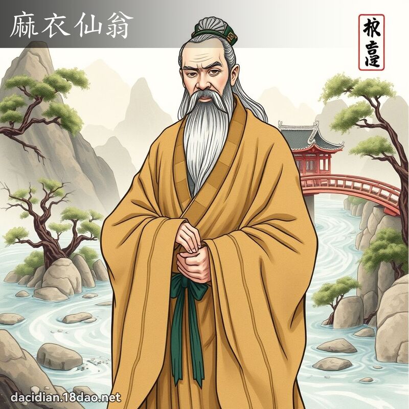 麻衣仙翁 - 國語大辭典配圖