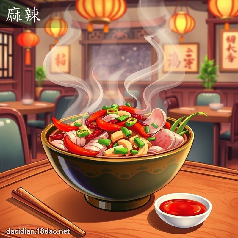 麻辣 - 國語大辭典配圖