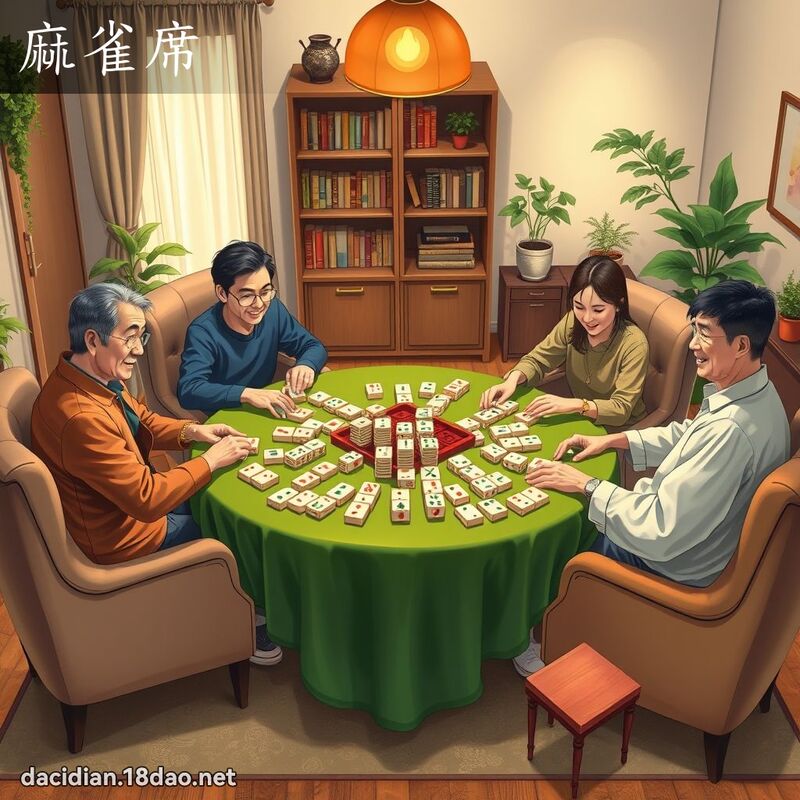 麻雀席 - 国语大辞典配图