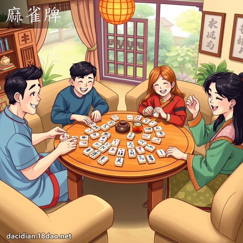 麻雀牌 - 國語大辭典配圖