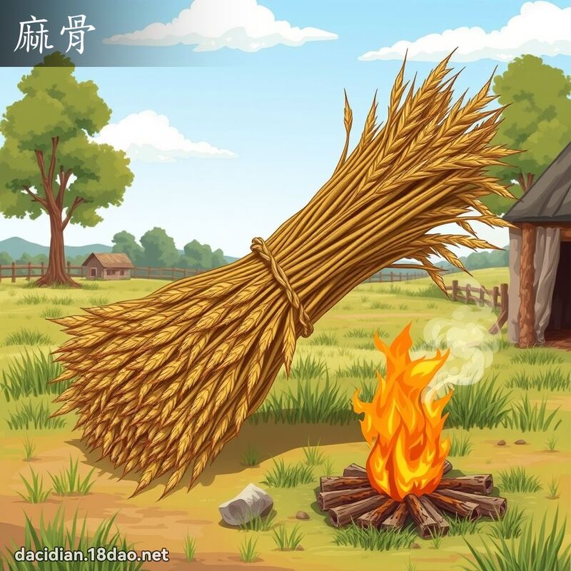 麻骨 - 國語大辭典配圖