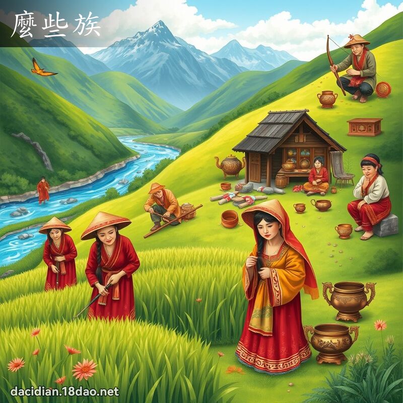 么些族 - 国语大辞典配图