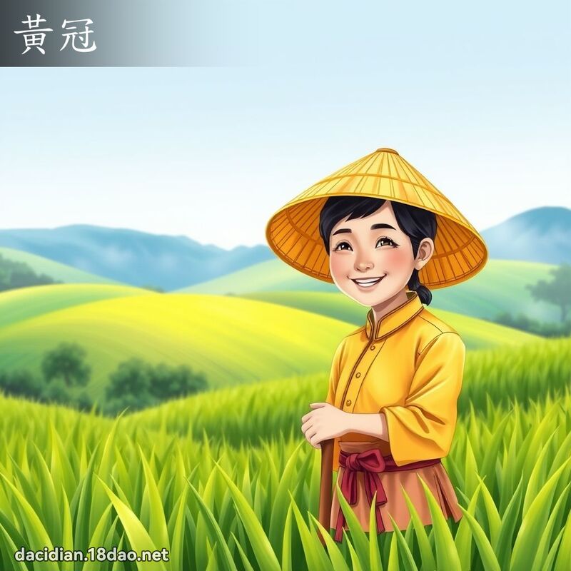 黃冠 - 國語大辭典配圖