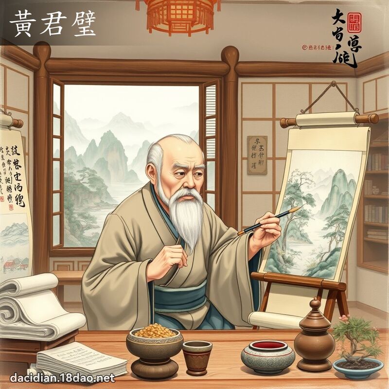 黃君璧 - 國語大辭典配圖