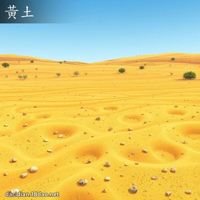 黃土 - 國語大辭典配圖