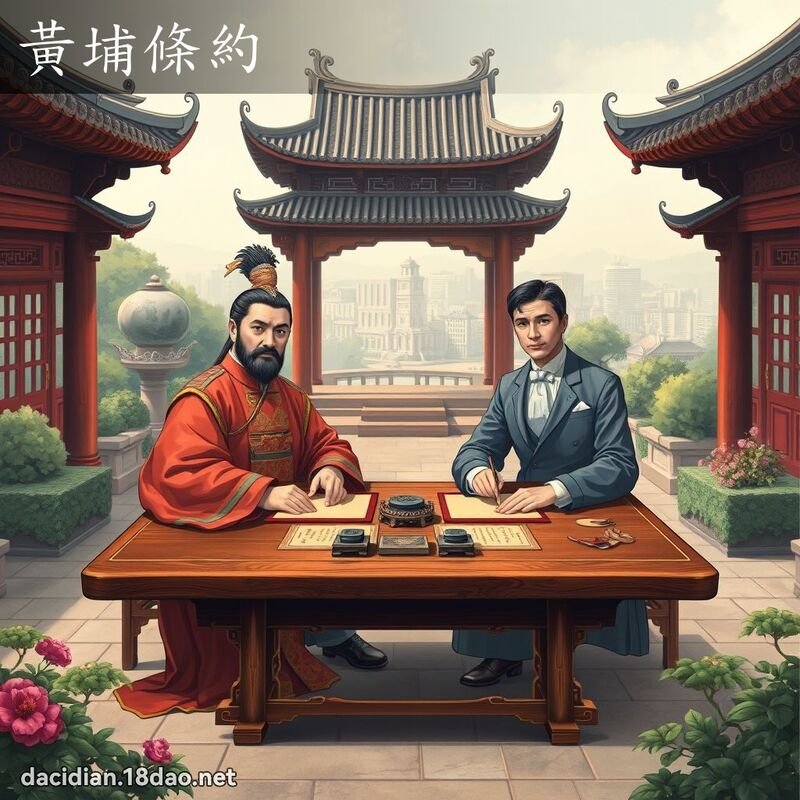 黄埔条约 - 国语大辞典配图