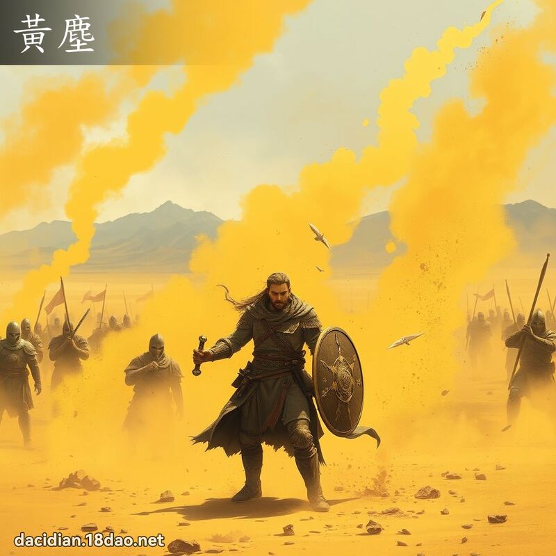 黃塵 - 國語大辭典配圖