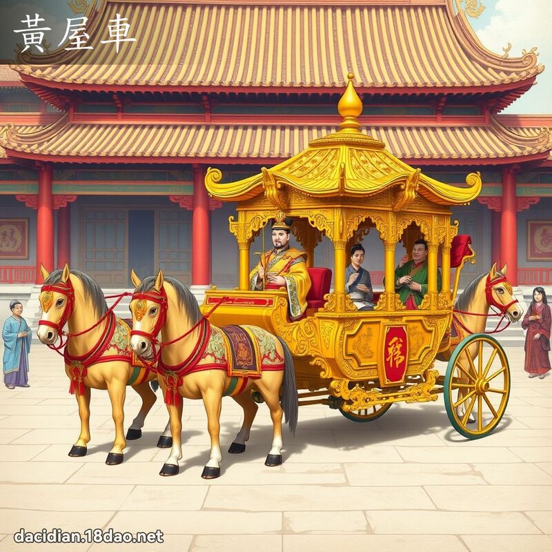 黄屋车 - 国语大辞典配图