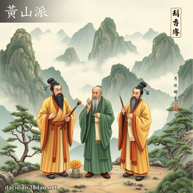 黃山派 - 國語大辭典配圖