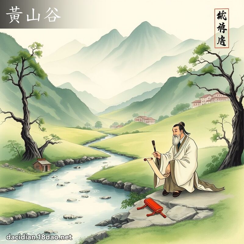 黃山谷 - 國語大辭典配圖