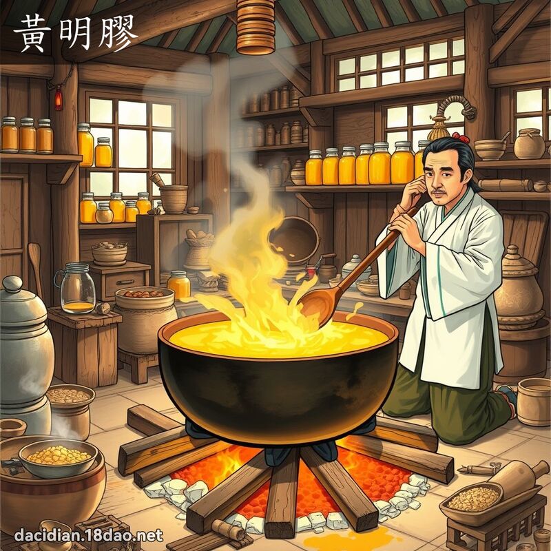 黃明膠 - 國語大辭典配圖