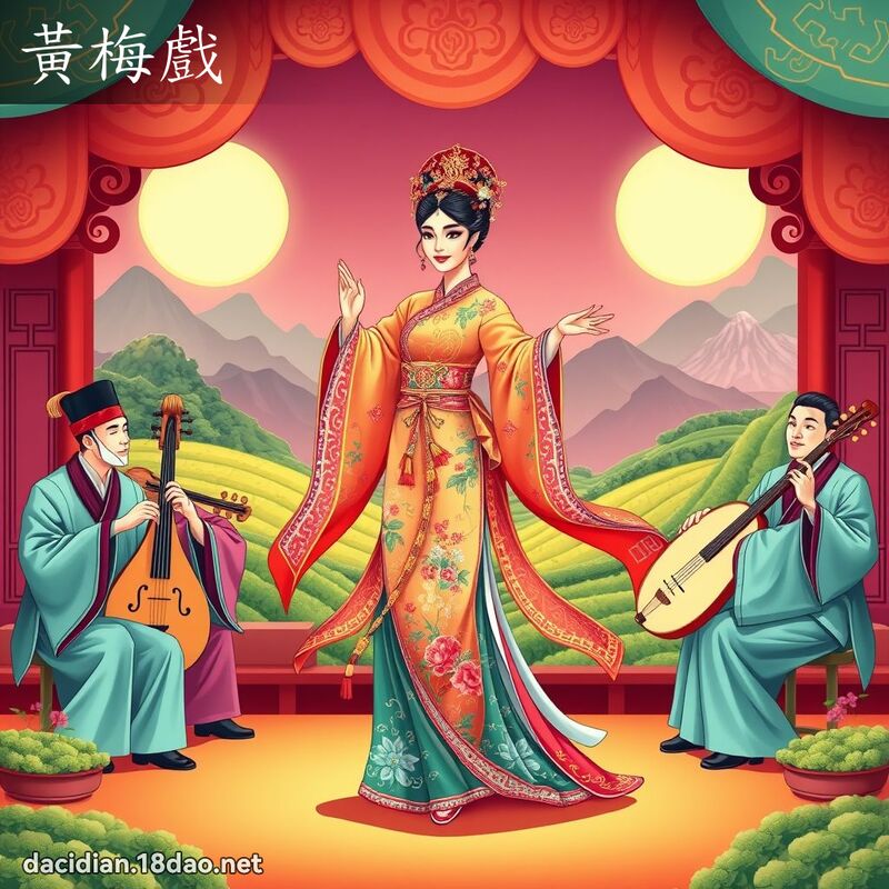 黃梅戲 - 國語大辭典配圖