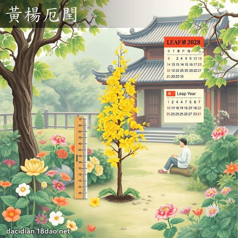 黄杨厄闰 - 国语大辞典配图