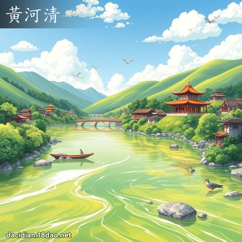 黃河清 - 國語大辭典配圖