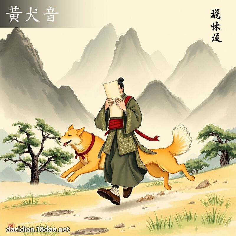 黃犬音 - 國語大辭典配圖