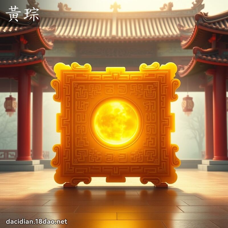 黃琮 - 國語大辭典配圖