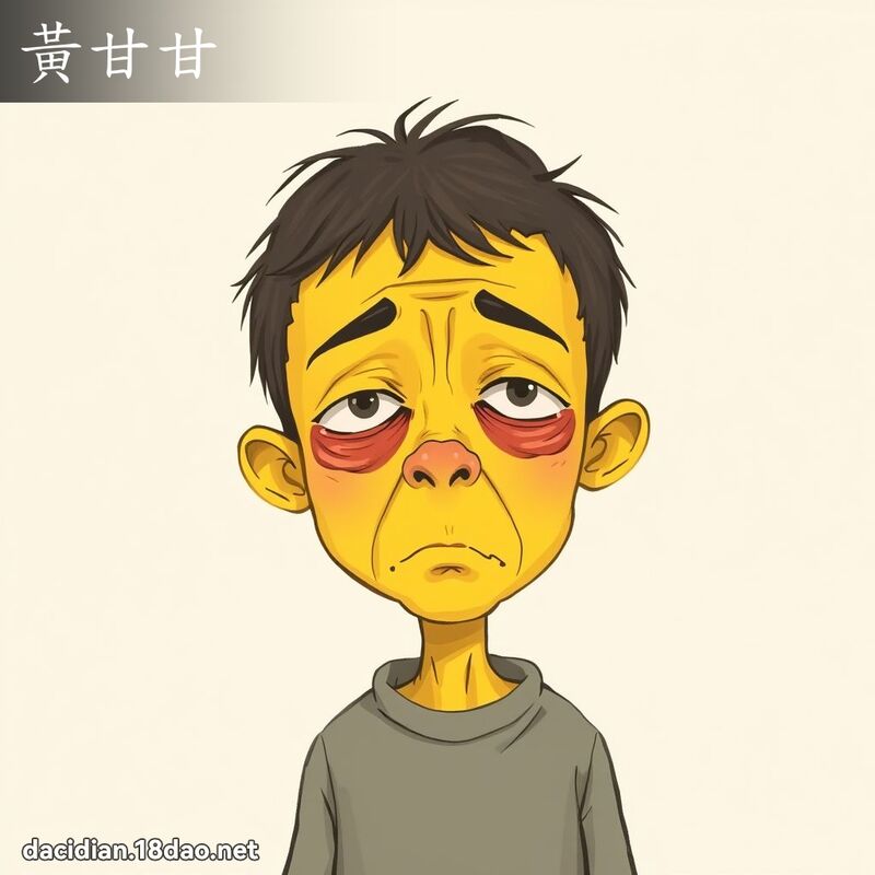 黄甘甘 - 国语大辞典配图