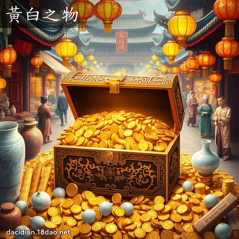 黄白之物 - 国语大辞典配图