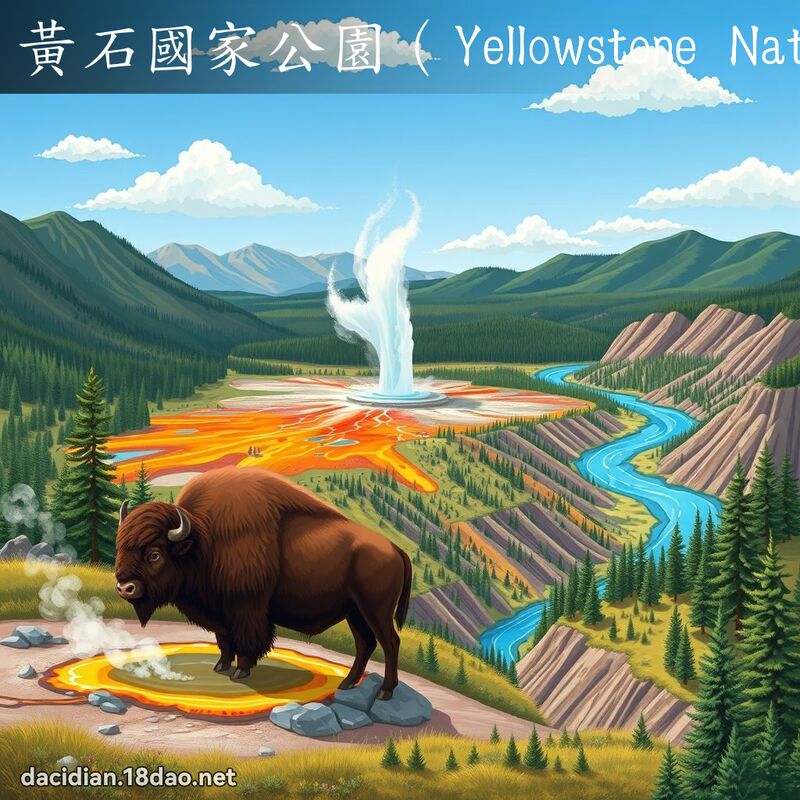 黃石國家公園（Yellowstone National Park） - 國語大辭典配圖